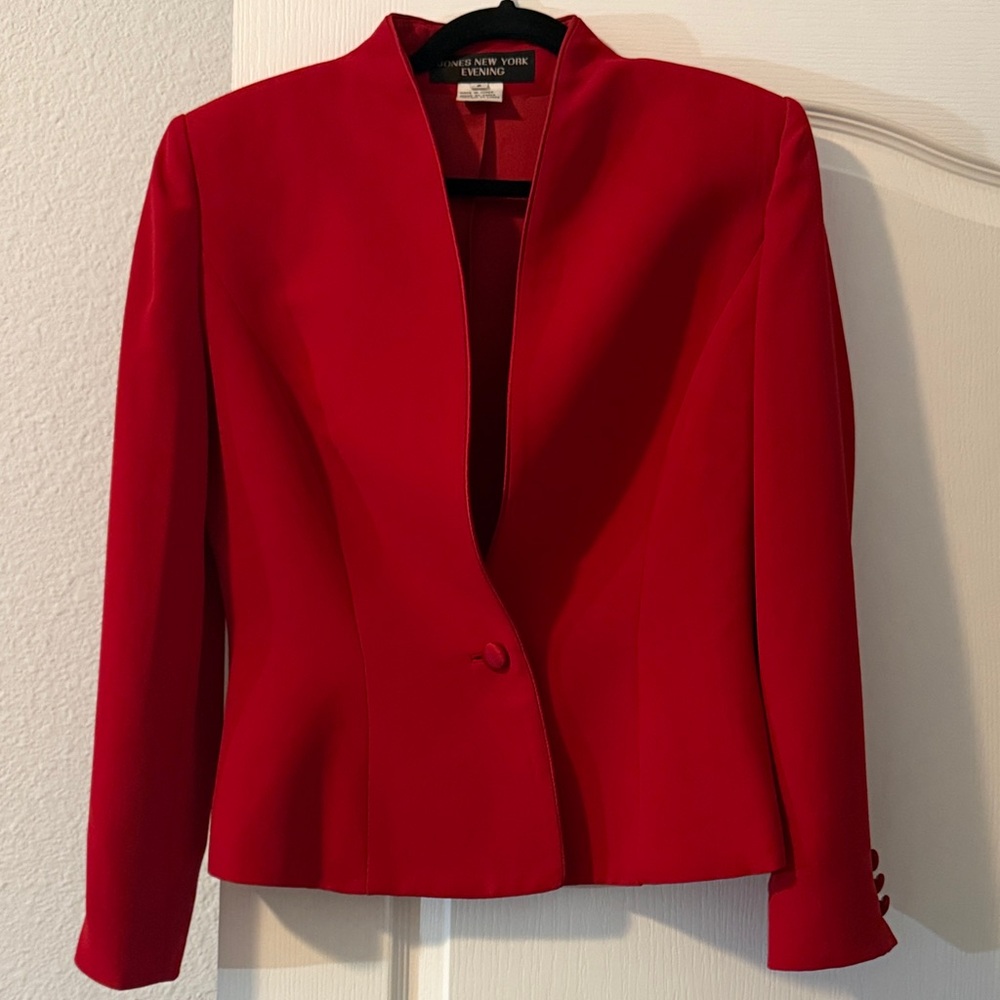 Red Women's Blazer